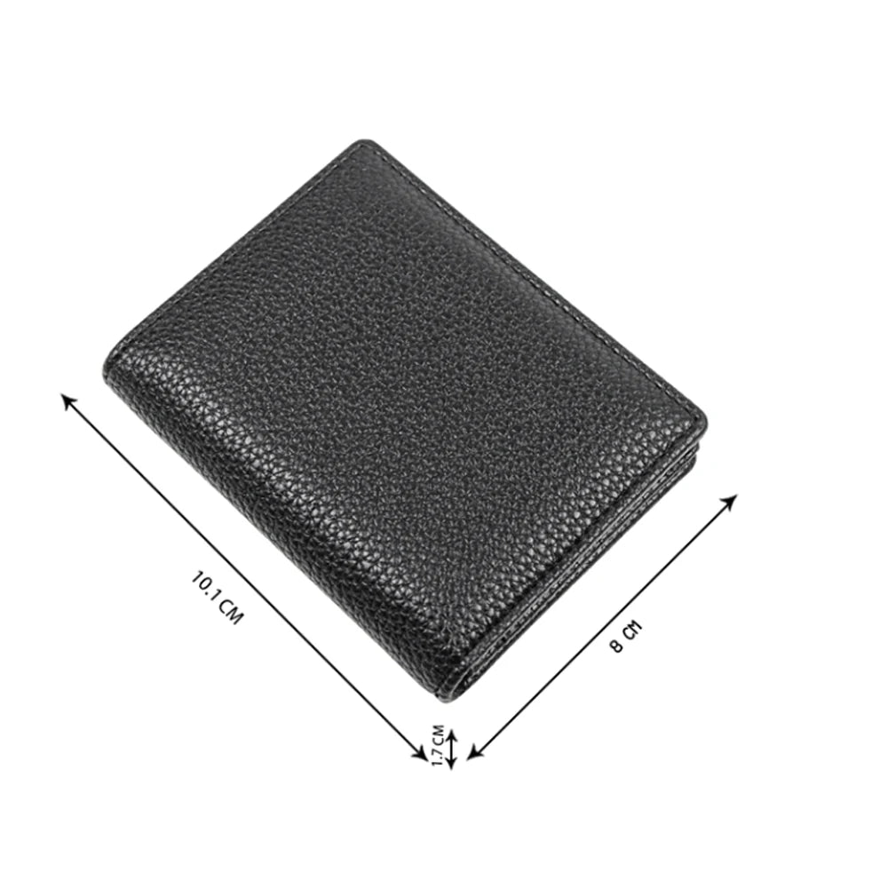 Slim Leather Bifold Wallet – Minimalist Card & Cash Holder