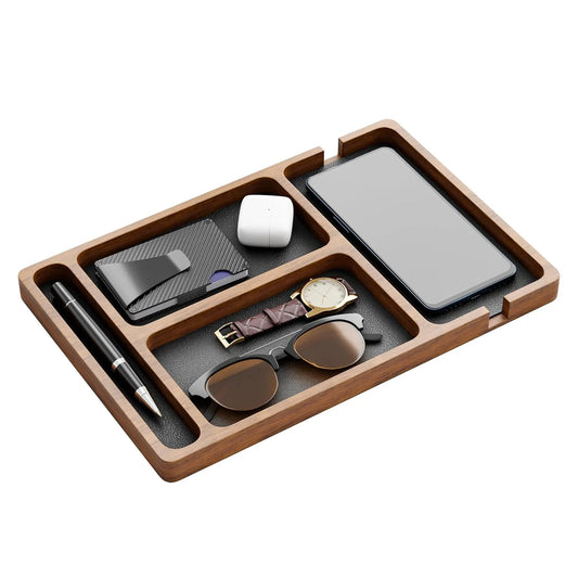 Executive Valet Tray – Wooden EDC Organizer
