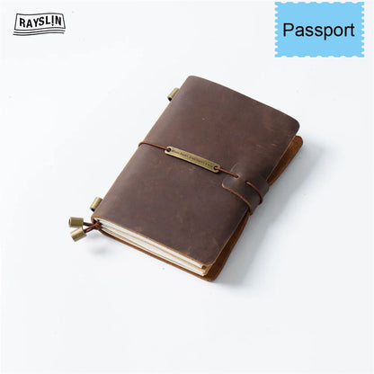 Traveler's Leather Journal – Handmade Refillable Notebook