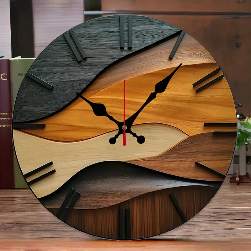 Modern Wooden Wall Clock – Nordic Silent Wall Clock