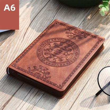 Embossed Pocket Journal – Vintage Travel Notebook