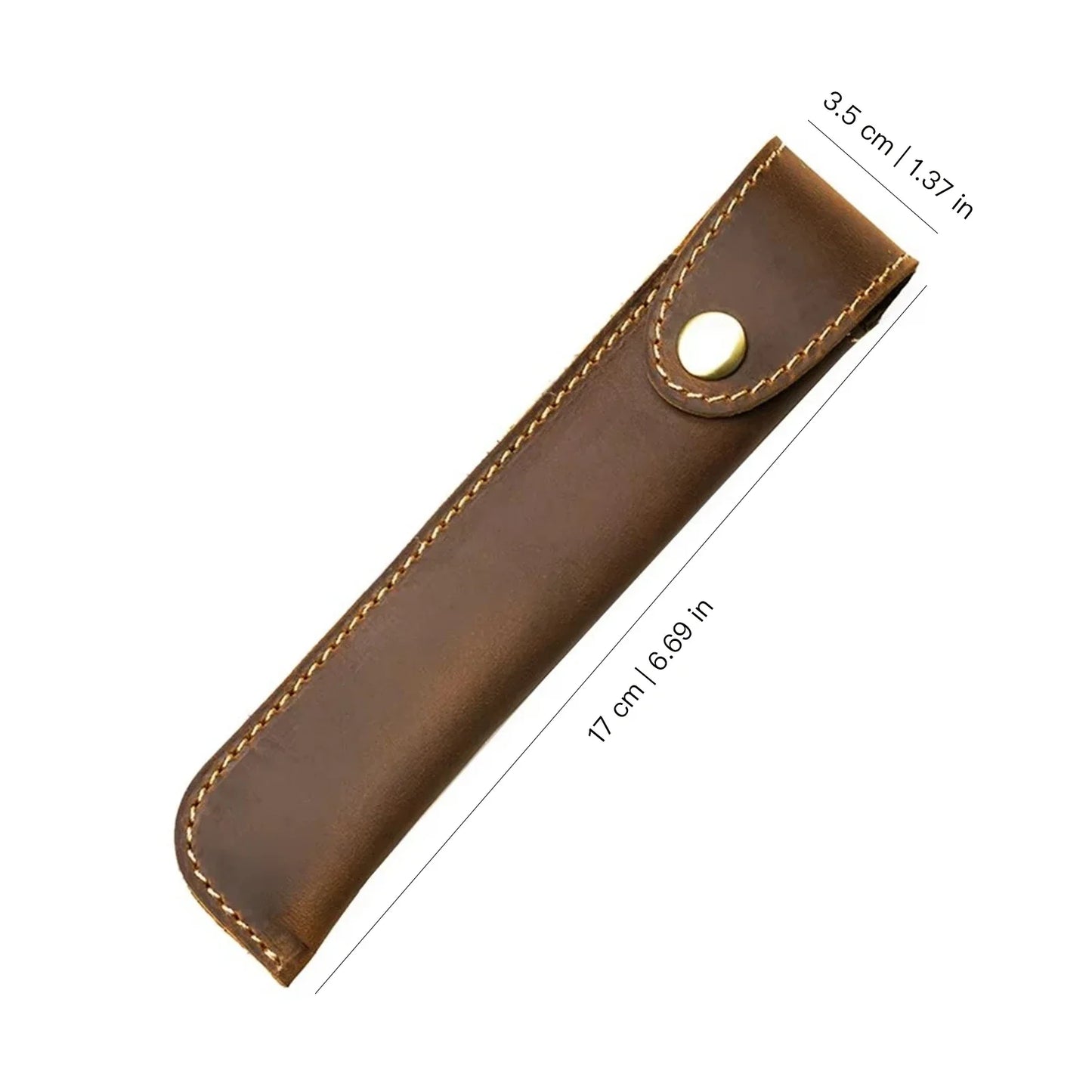 Heritage Leather Pen Sleeve – Handmade Fountain Pen Case