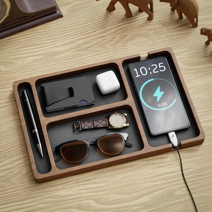 Executive Valet Tray – Wooden EDC Organizer