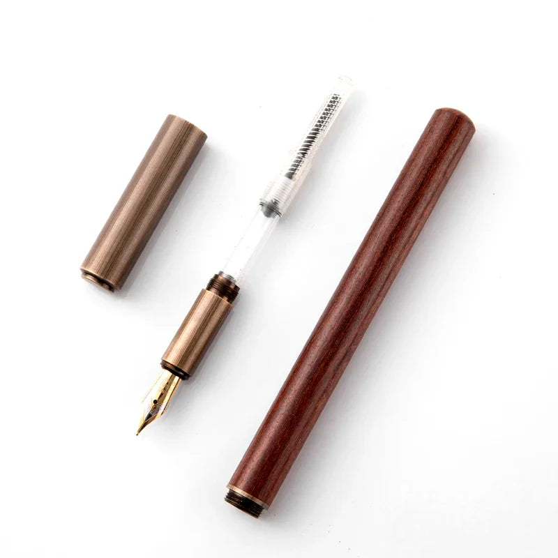 Heritage Wood Fountain Pen – Fine Nib Writing Pen