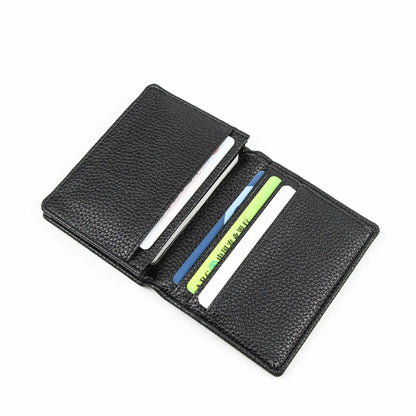 Slim Leather Bifold Wallet – Minimalist Card & Cash Holder