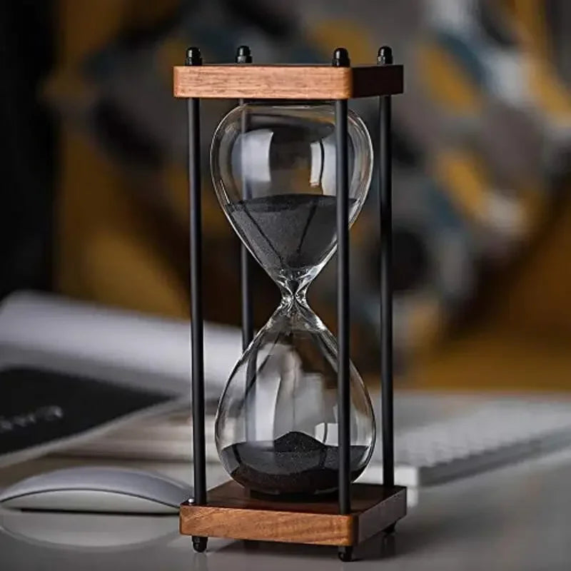 Vintage Sand Timer – Decorative Hourglass Desk Clock