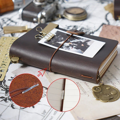 Traveler's Leather Journal – Handmade Refillable Notebook