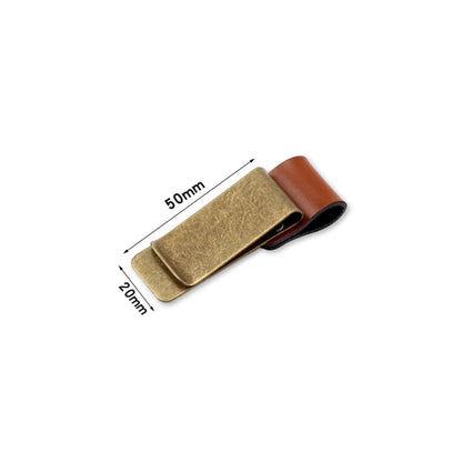 Leather Pen Holder Clip – Handmade Journal Pen Loop