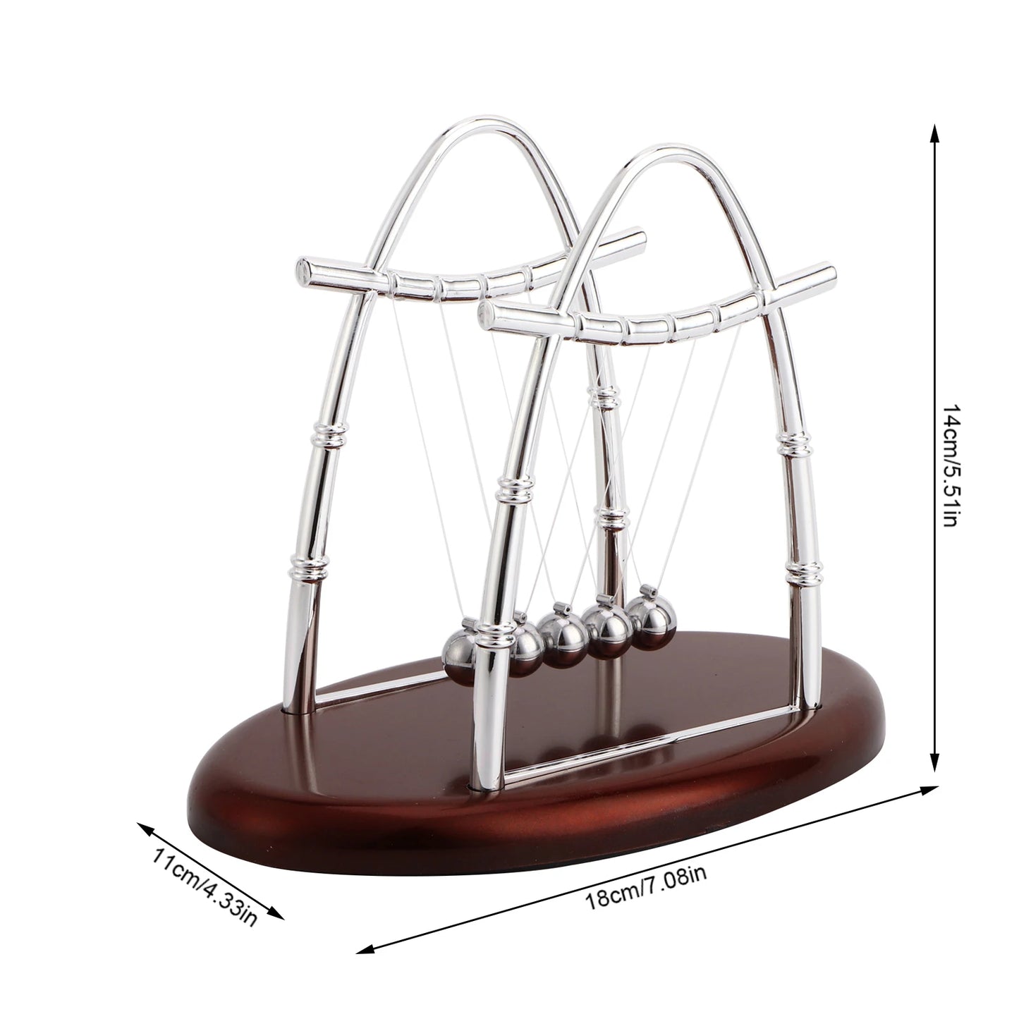 Newton's Cradle – Executive Kinetic Desk Sculpture