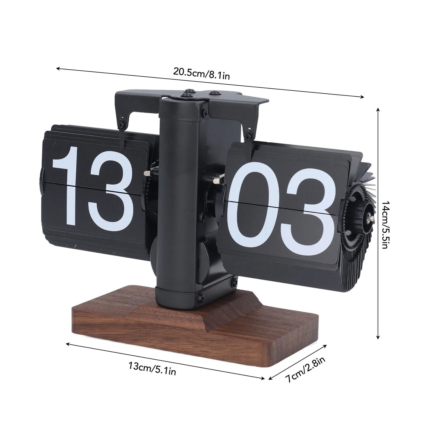 The Orbit Flip Clock - Retro Mechanical Desk Clock