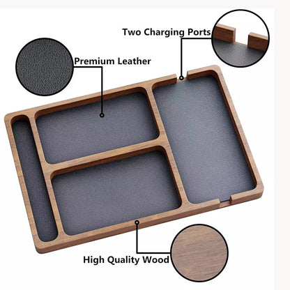 Executive Valet Tray – Wooden EDC Organizer