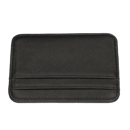 Slim Leather Card Holder Wallet – Minimalist Front Pocket Wallet