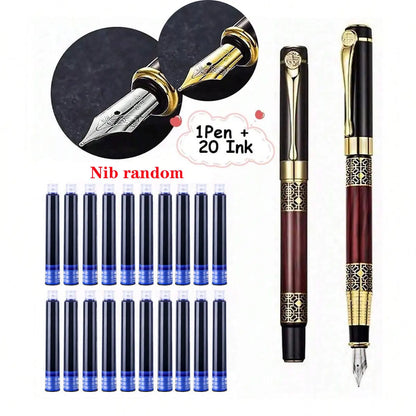 Executive Fountain Pen – Refillable Fine Nib Pen