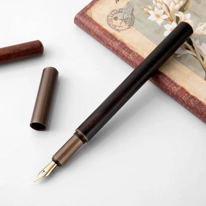 Heritage Wood Fountain Pen – Fine Nib Writing Pen