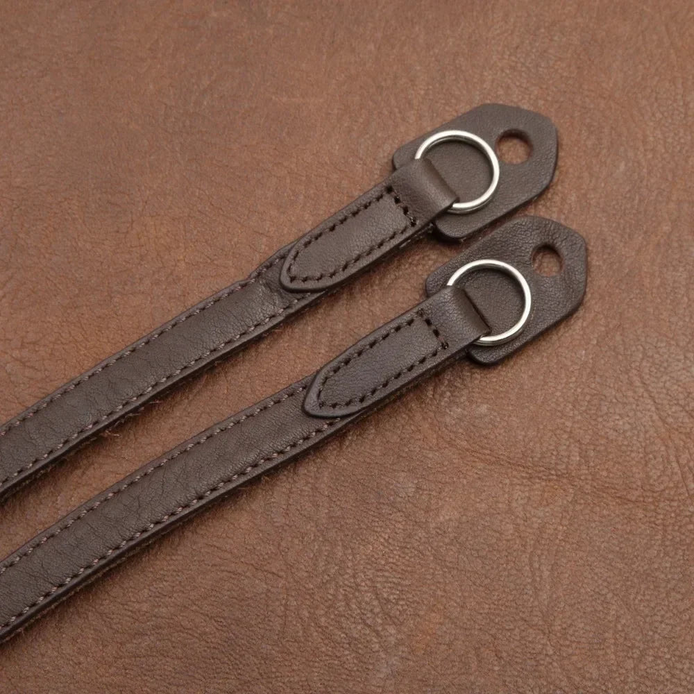 Heritage Leather Camera Strap – Vintage Full-Grain Leather Carry Strap