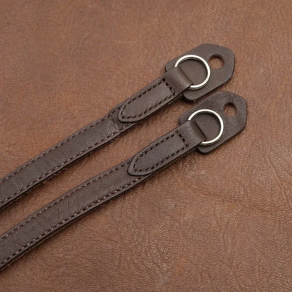 Heritage Leather Camera Strap – Vintage Full-Grain Leather Carry Strap