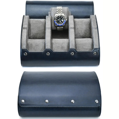 Luxury Watch Roll Travel Case – 6 Slot Collector Edition