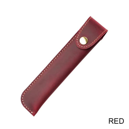 Heritage Leather Pen Sleeve – Handmade Fountain Pen Case
