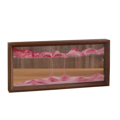 Walnut Sandscape Frame – Moving Sand Art Display