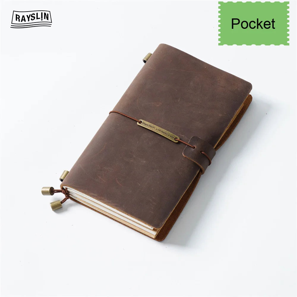 Traveler's Leather Journal – Handmade Refillable Notebook
