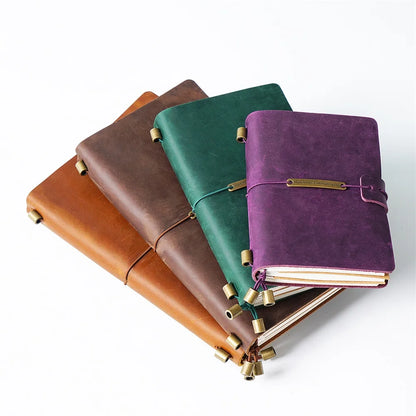 Traveler's Leather Journal – Handmade Refillable Notebook
