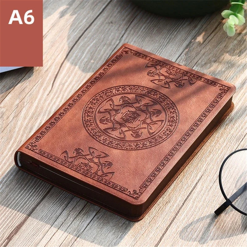 Embossed Pocket Journal – Vintage Travel Notebook
