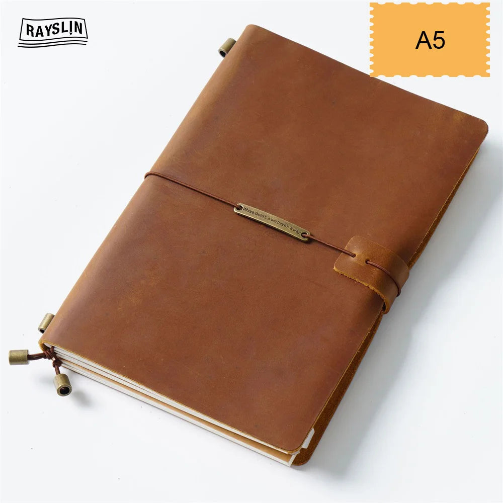 Traveler's Leather Journal – Handmade Refillable Notebook
