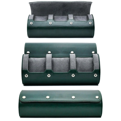Luxury Watch Roll Travel Case – 6 Slot Collector Edition
