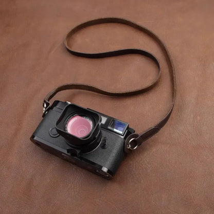 Heritage Leather Camera Strap – Vintage Full-Grain Leather Carry Strap