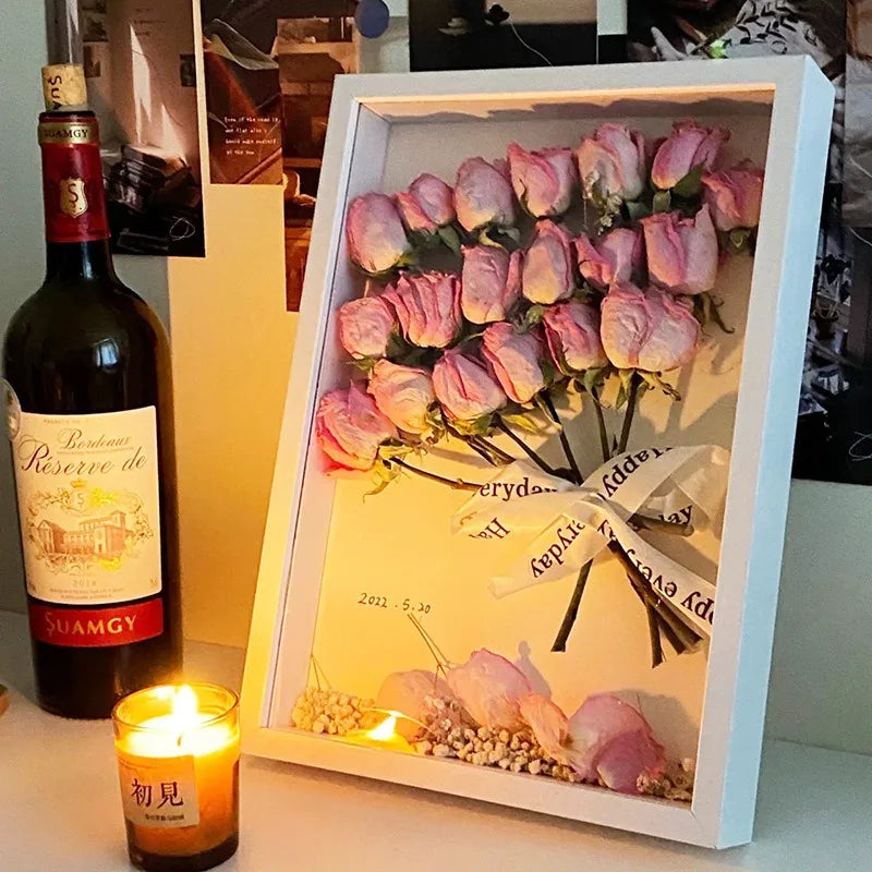 Botanical Shadow Box Frame – Pressed Flower Display