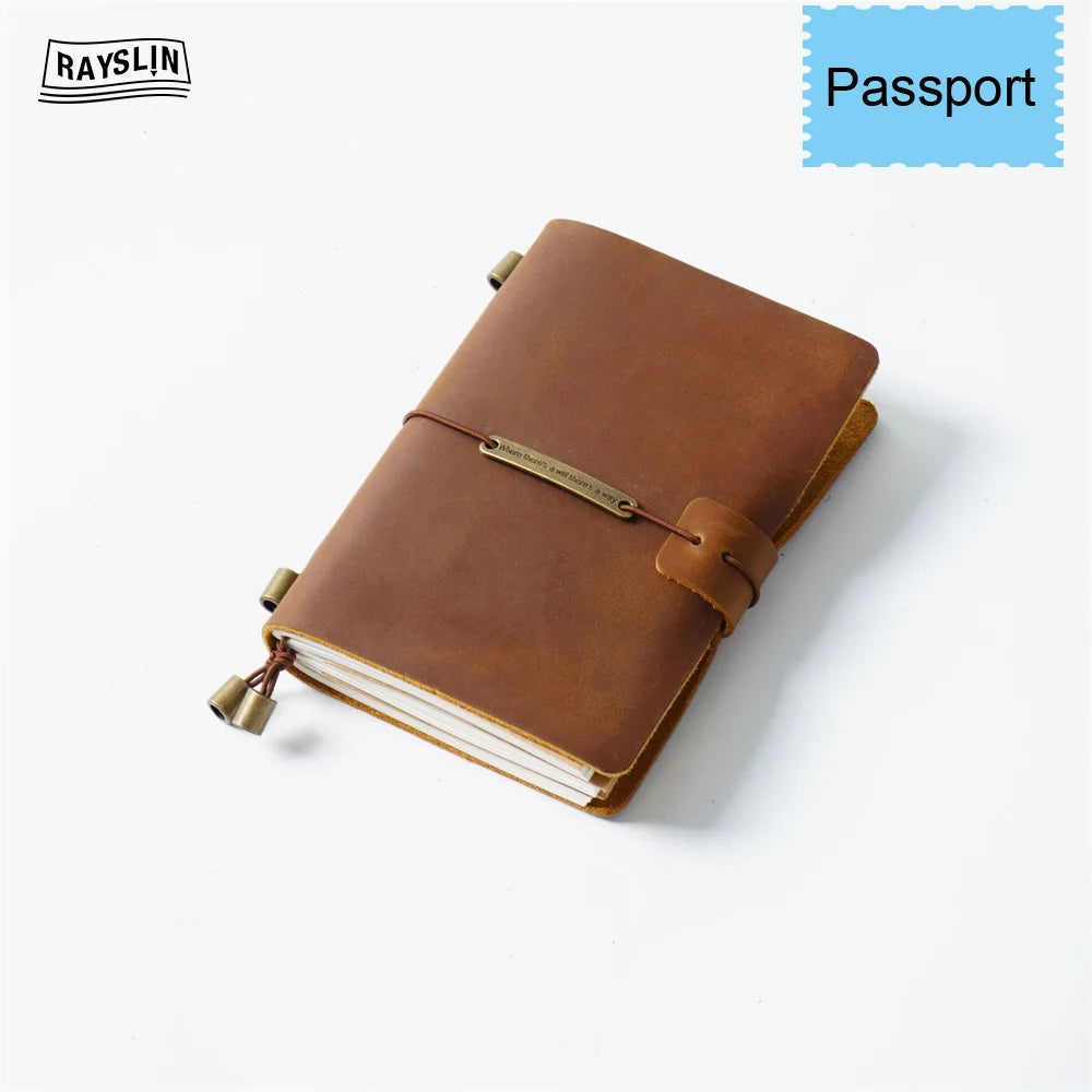 Traveler's Leather Journal – Handmade Refillable Notebook