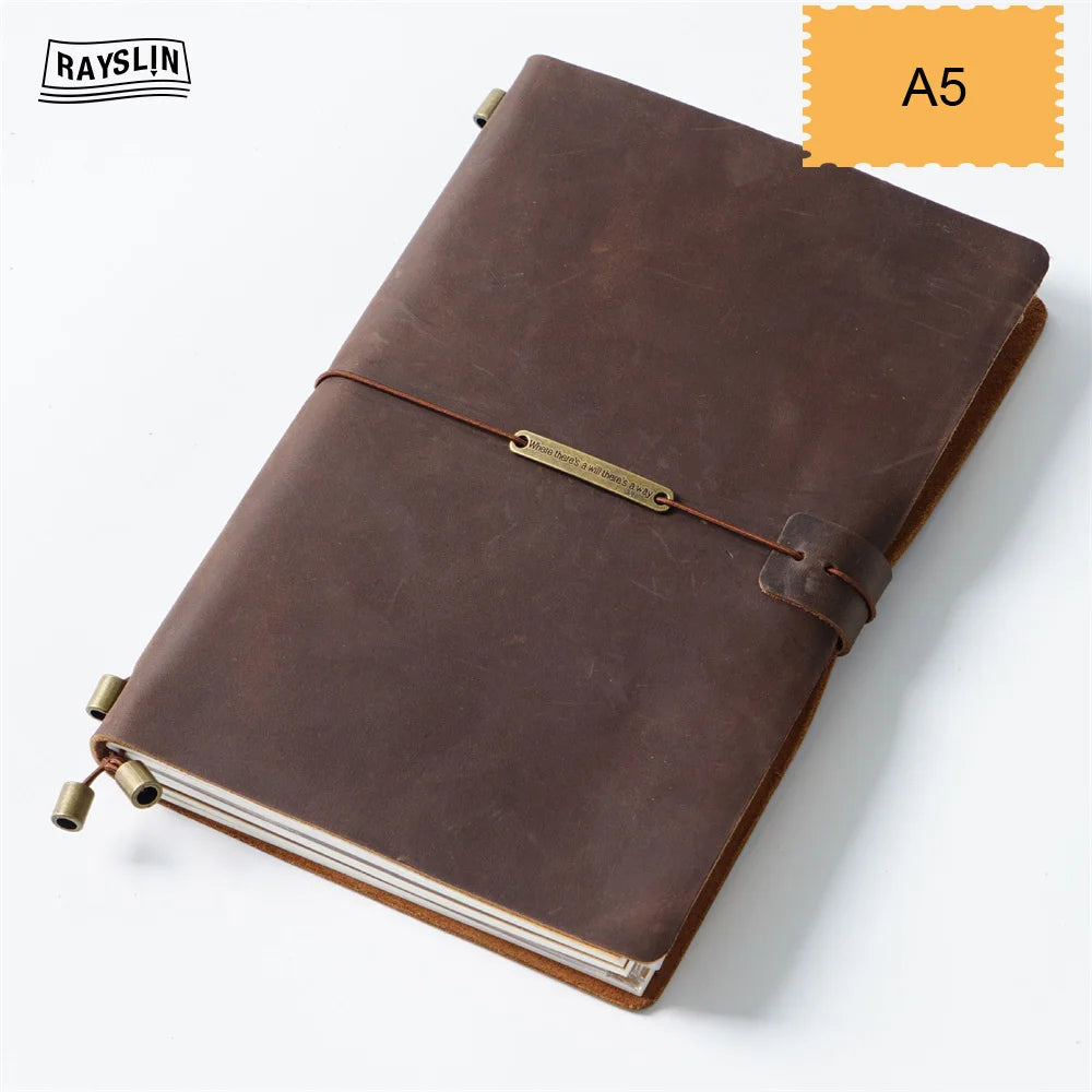 Traveler's Leather Journal – Handmade Refillable Notebook