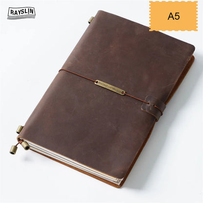 Traveler's Leather Journal – Handmade Refillable Notebook