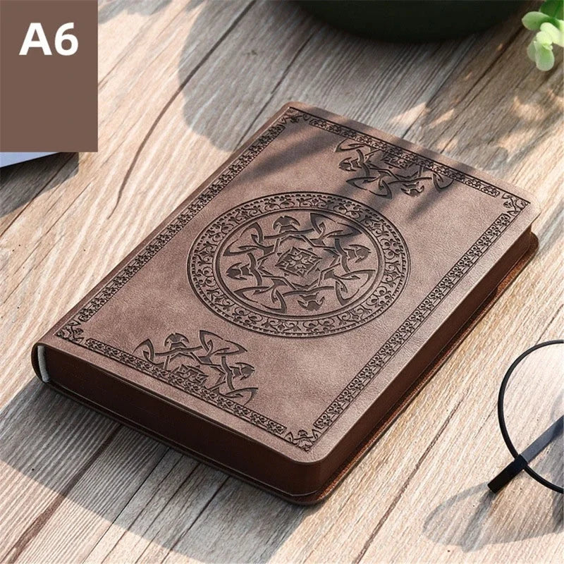 Embossed Pocket Journal – Vintage Travel Notebook