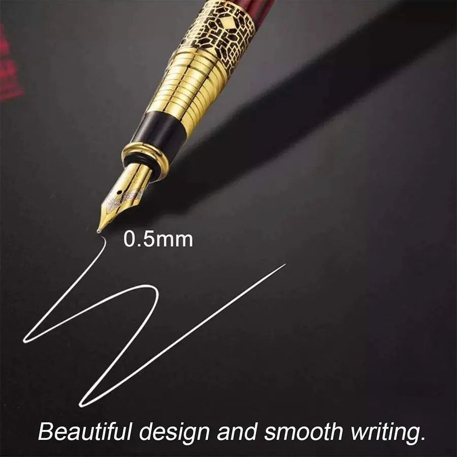 Executive Fountain Pen – Refillable Fine Nib Pen