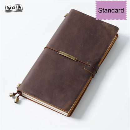 Traveler's Leather Journal – Handmade Refillable Notebook