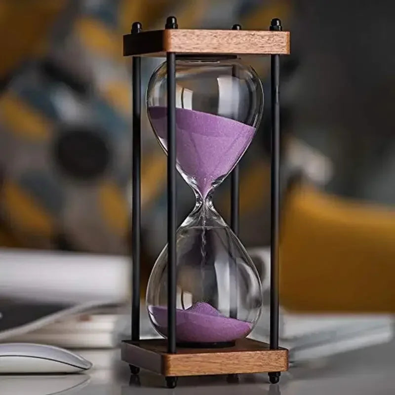 Vintage Sand Timer – Decorative Hourglass Desk Clock