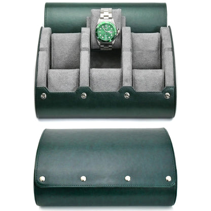 Luxury Watch Roll Travel Case – 6 Slot Collector Edition