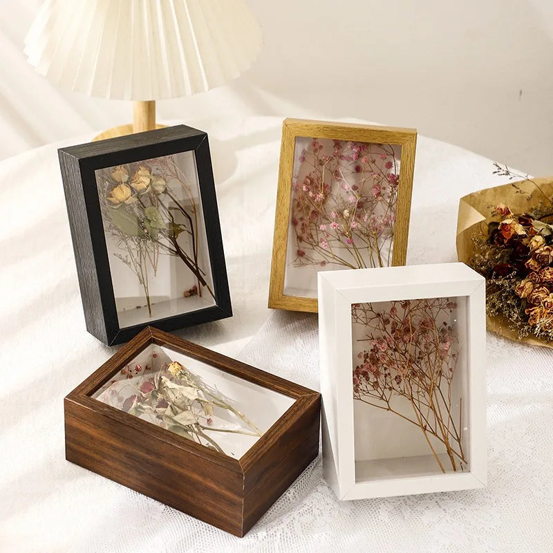 Botanical Shadow Box Frame – Pressed Flower Display