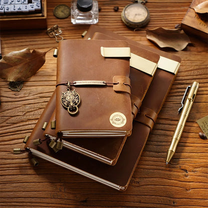 Traveler's Leather Journal – Handmade Refillable Notebook