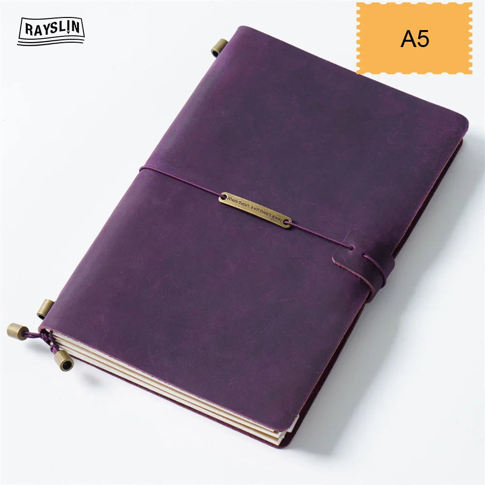 Traveler's Leather Journal – Handmade Refillable Notebook