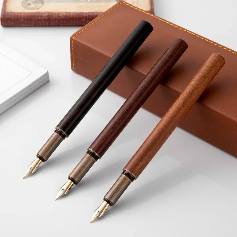 Heritage Wood Fountain Pen – Fine Nib Writing Pen