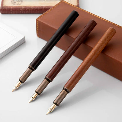 Heritage Wood Fountain Pen – Fine Nib Writing Pen