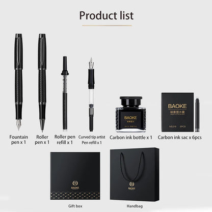 Executive Fountain Pen Gift Set – Complete Writing Collection