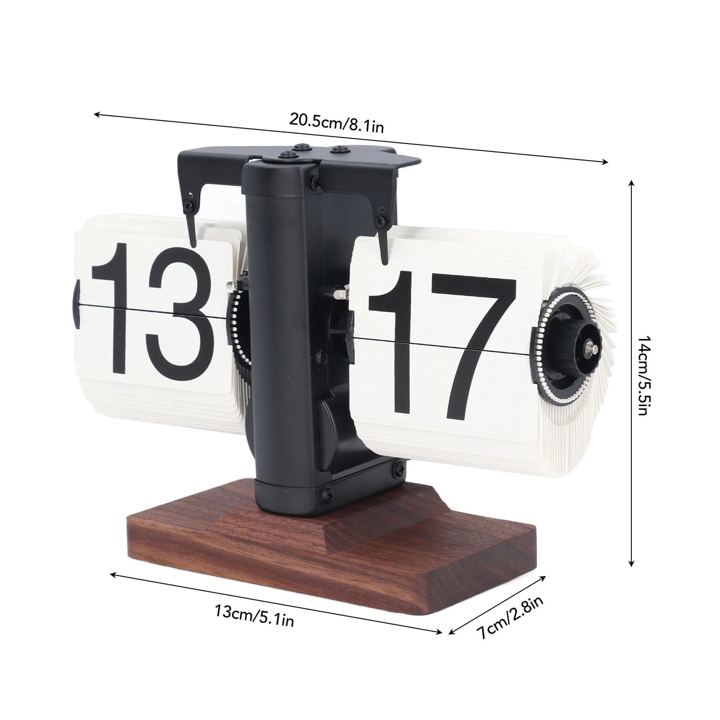 The Orbit Flip Clock - Retro Mechanical Desk Clock