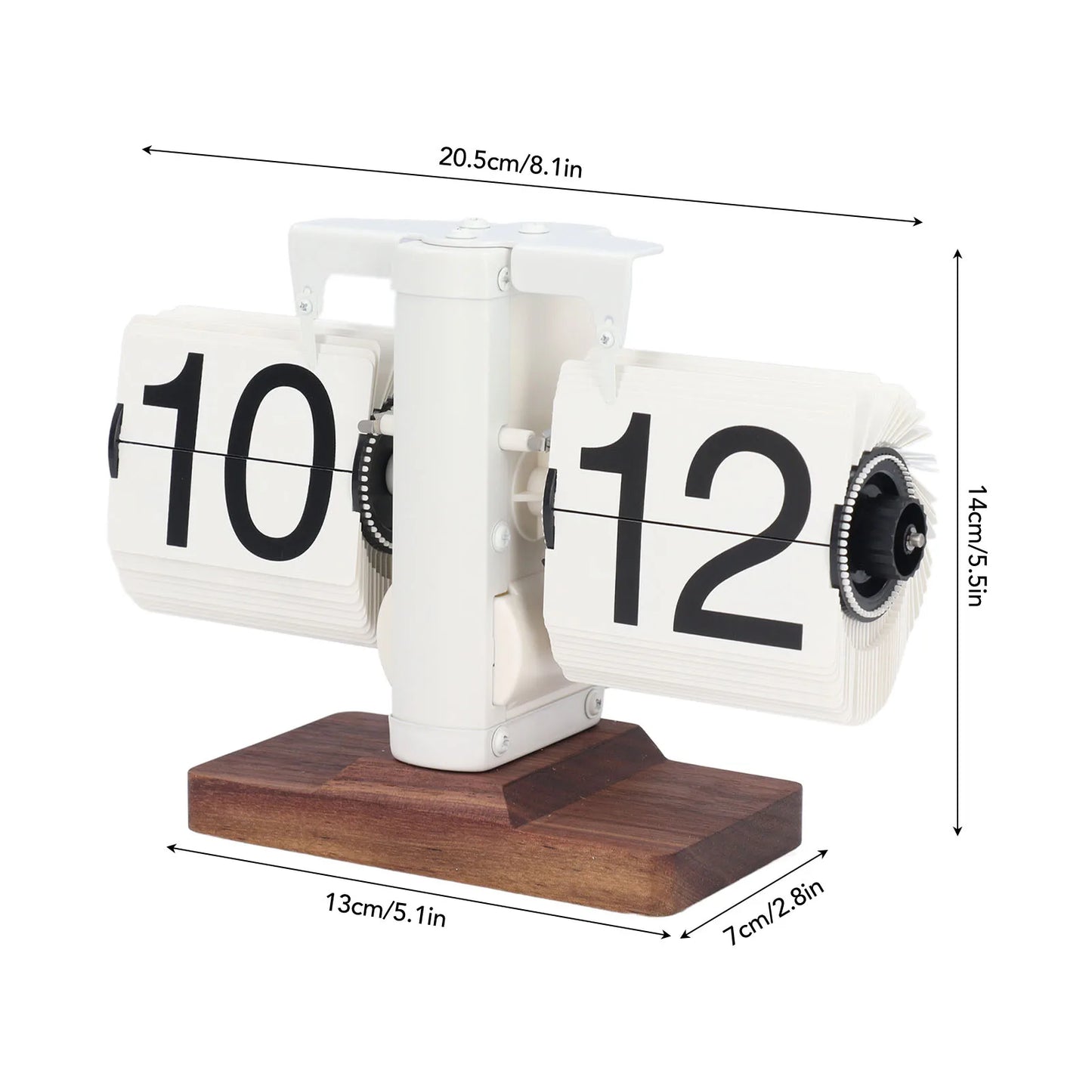 The Orbit Flip Clock - Retro Mechanical Desk Clock