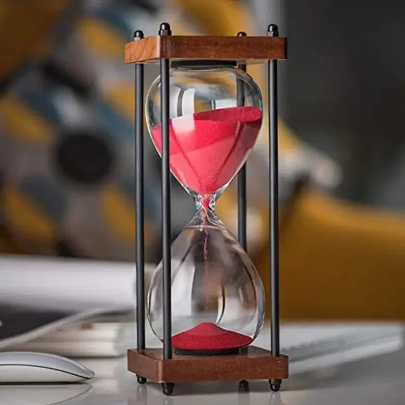 Vintage Sand Timer – Decorative Hourglass Desk Clock
