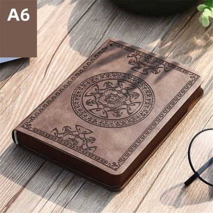 Embossed Pocket Journal – Vintage Travel Notebook
