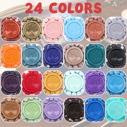Complete Wax Seal Stamp Kit – 624 Piece Letter Sealing Set