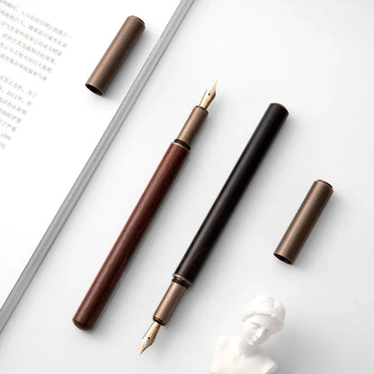 Heritage Wood Fountain Pen – Fine Nib Writing Pen